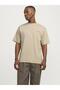 Men's beige jprblachad branding ss crew neck tee sn t-shirt 12259357-greige - 4