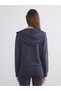 Özmarka New Season Hooded Women's Zippered Sweatshirt - 4