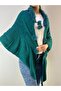 Knitwear Pompom Patterned Soft Women's Poncho - 5
