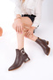 Dnz-107 Buckle Detailed Heeled Boots - 4