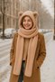 Welsoft Plush Hooded Scarf - Trendy Look, Warmth and Comfort in One Hooded Scarf