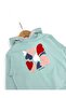 Girl's Heart Printed , Hooded Sweatshirt Transitional 2-3-4-5-6 Years Old Bottom Top Tracksuit Set - 4
