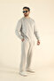 Men's Winter Cotton Tracksuit Set Sweatshirt Baggy - Regular Crew Neck