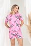 Lunawear Heart Patterned Pajama Set