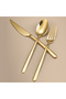 Bahama 84 Piece 12 Person Cutlery Set Titanium Gold - 2