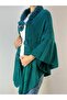 Knitwear Pompom Patterned Soft Women's Poncho - 4