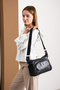 Stylish Women's Handbag and Shoulder Bag with Multi-Compartment Zipper Closure, Waterproof, Adjustable Strap - 3