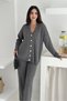 Basic Oversized Wick Knit Detailed Knitwear Bottom-Top Set Aw25Au0025 - 6