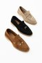 Stylish and Comfortable Genuine Leather Women's Shoes – Black Suede Design - 6
