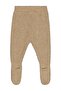3-12 Months Sweatpants with Booties - Beige 3-6 Months - 2
