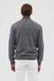 Half Fisherman Zippered Wool Gray Knitwear Sweater - 8