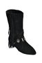 V380625502 Black Suede Tassel Detailed Women's Boots - 7