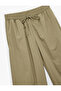 Comfortable Fit Lace-Up High Waist Wide Leg Sports Sweatpants - 3