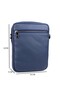 Men's Navy Blue Messenger Bag Shoulder Bag - 7