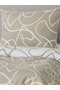 Mix Cappucino Single Ranforce Cotton Fitted Sheet Duvet Cover Set - 3