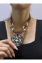 Stone Work Beaded Design Women's Necklace 21 cm - 3