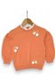 Girl's Floral Embroidered Collar Detail, Leggings Included, Ages 2-10, Stylish Top and Bottom Set - 3