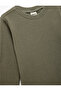 Cotton Textured Basic Khaki Baby Boy Long Sleeve T-Shirt 6Wmb10284Tk - 3