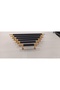 Emi̇r 1 Ad.Black-Gold 320 mm Metal Screw Handle Cabinet, Dresser, Unit, Bedside Table, Kitchen Cabinet, Cloakroom - 2