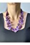 Stone Design Women's Necklace 25 cm - 3