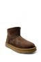 2096 Girl's Brown Suede Furry Boots - 2