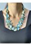 Stone Design Women's Necklace 25 cm - 3