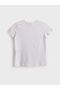 Crew Neck Plain Girl's T-Shirt - 2