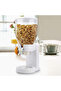 Cereal Dispenser for Dry Food, Grains, Candy & Snacks - Large Capacity - Wall Mounted or Countertop - 6