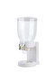 Cereal Dispenser for Dry Food, Grains, Candy & Snacks - Large Capacity - Wall Mounted or Countertop - 4