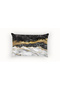 2 Pieces Marble Pattern Modern Digital Printed Rectangular Throw Pillow Covers - 2