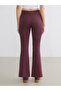 Two Mt Shop Quality Xside Plum Interlock Plain Narrow & Slim Women's Sweatpants - 4
