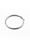 Elegant 4cm Silver Xuping Hoop Earrings |   Anti-Allergic and Bright Design - 2