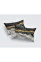 2 Pieces Marble Pattern Modern Digital Printed Rectangular Throw Pillow Covers