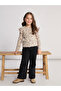 Black adjustable waist girl's jean pants from plus-store