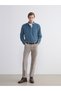 Vizyon New Season Regular Fit Long Sleeve Velvet Men's Shirt - 3