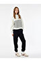 Three Thread Raised Pocket Jogger Sweatpants with Elastic Waist - 2