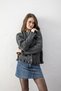 Ruffle Detail Long Sleeve Crew Neck Knitwear Cardigan - Thin Ruffle Mohair Puffy Cardigan - 5
