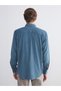 Vizyon New Season Regular Fit Long Sleeve Velvet Men's Shirt - 7