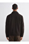 LCW Vision Standard Shape Shirt Collar Men's Stamp Coat - 5