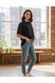 Black - Zr Washable Oversized Tshirt - 5