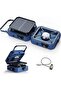 Upgraded 2-Burner Foldable Propane Camping Stove with Grill, 16,000 BTU