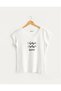 Aquarius Zodiac Sign Designed Women's V-Neck 100% Cotton T-Shirt