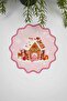 Gingerbread House Dream Embroidery Edge Cocktail Napkin 1 Piece