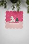 Ski Pup Fun Cute Dog Design Laser Cut Cocktail Napkin 1 Piece