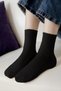 6 Pairs Tennis Socks F Corded Fabric Black Anti-Sweat Unisex - High Quality Tennis Socks Socket Length - 5