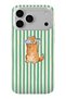 iPhone 18 Pro Max Compatible Transparent Phone Case with Fish-Eyed Cat Pattern