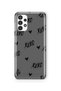 Samsung Galaxy A52 Compatible Xoxo Patterned Transparent Phone Case