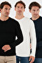 Cotton Crew Neck Slim Fit Basic 3-Pack Sweat Men's Sweat 5905073S3
