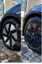 Hyundai Ioniq 6 Compatible Wheel Cover Sticker Set - Glossy Black - 3