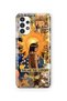 Samsung Galaxy A73 Compatible Cleopatra Patterned Transparent Phone Case